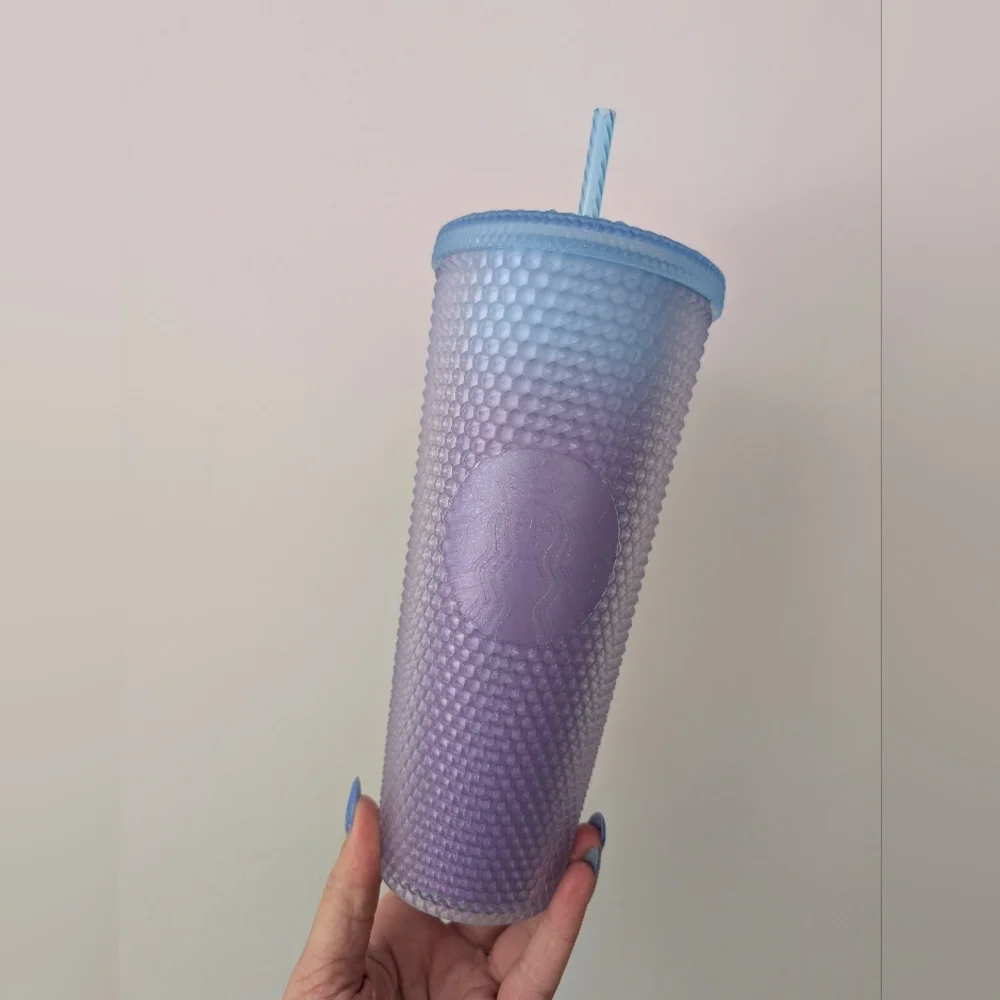 NWT Starbucks Blue and Purple Gradient Drinkware Tumbler Cold Cup - Venti 24oz